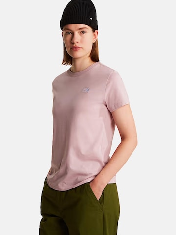 THE NORTH FACE Koszulka 'THE NORTH FACE W EVO SD SLM SS TEE T-SHIRT' w kolorze różowy: przód