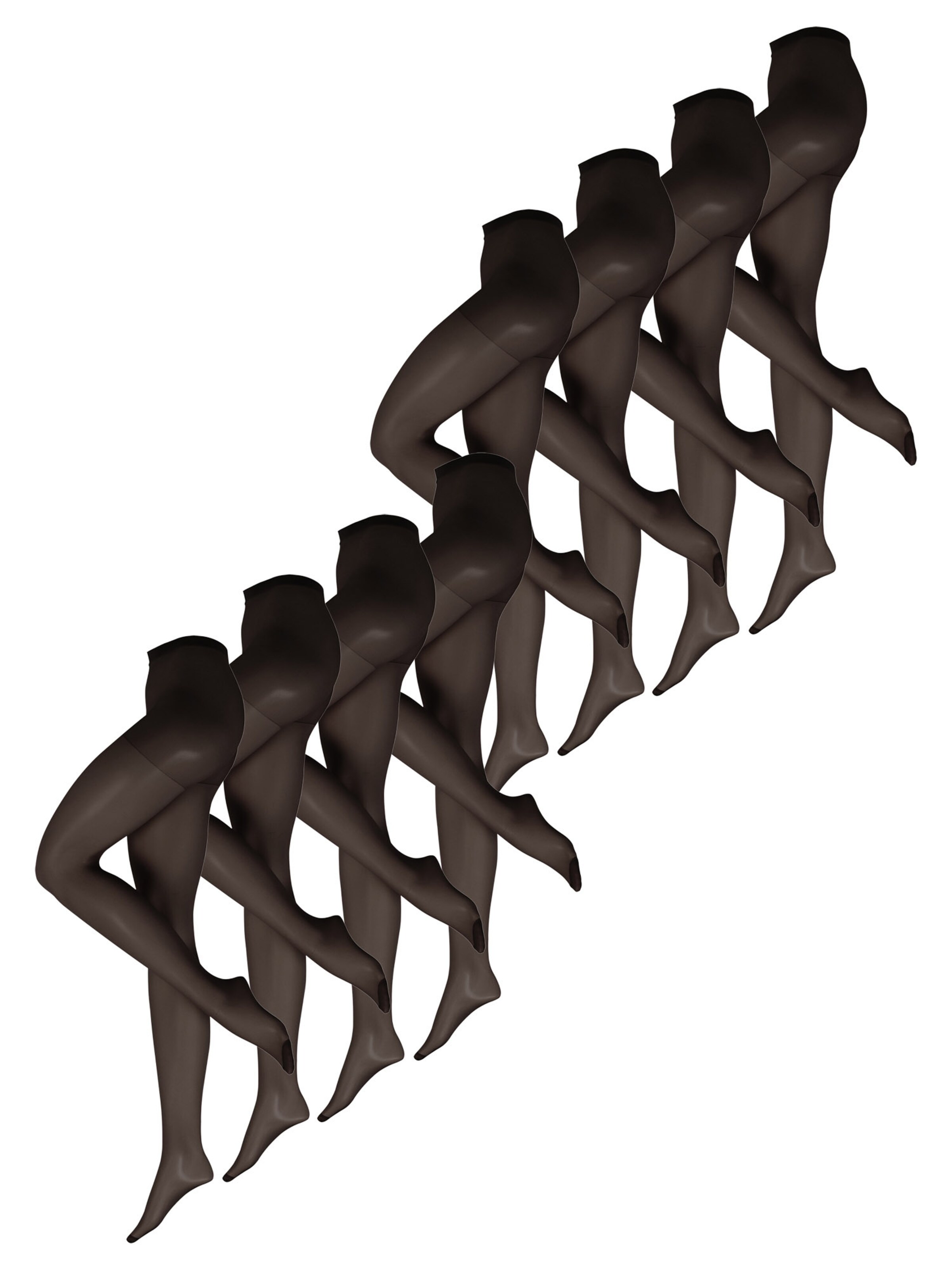 Nur Die Fijne panty in Zwart: voorkant