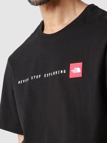 THE NORTH FACE T-Shirt 'NEVER STOP EXPLORING' in Schwarz