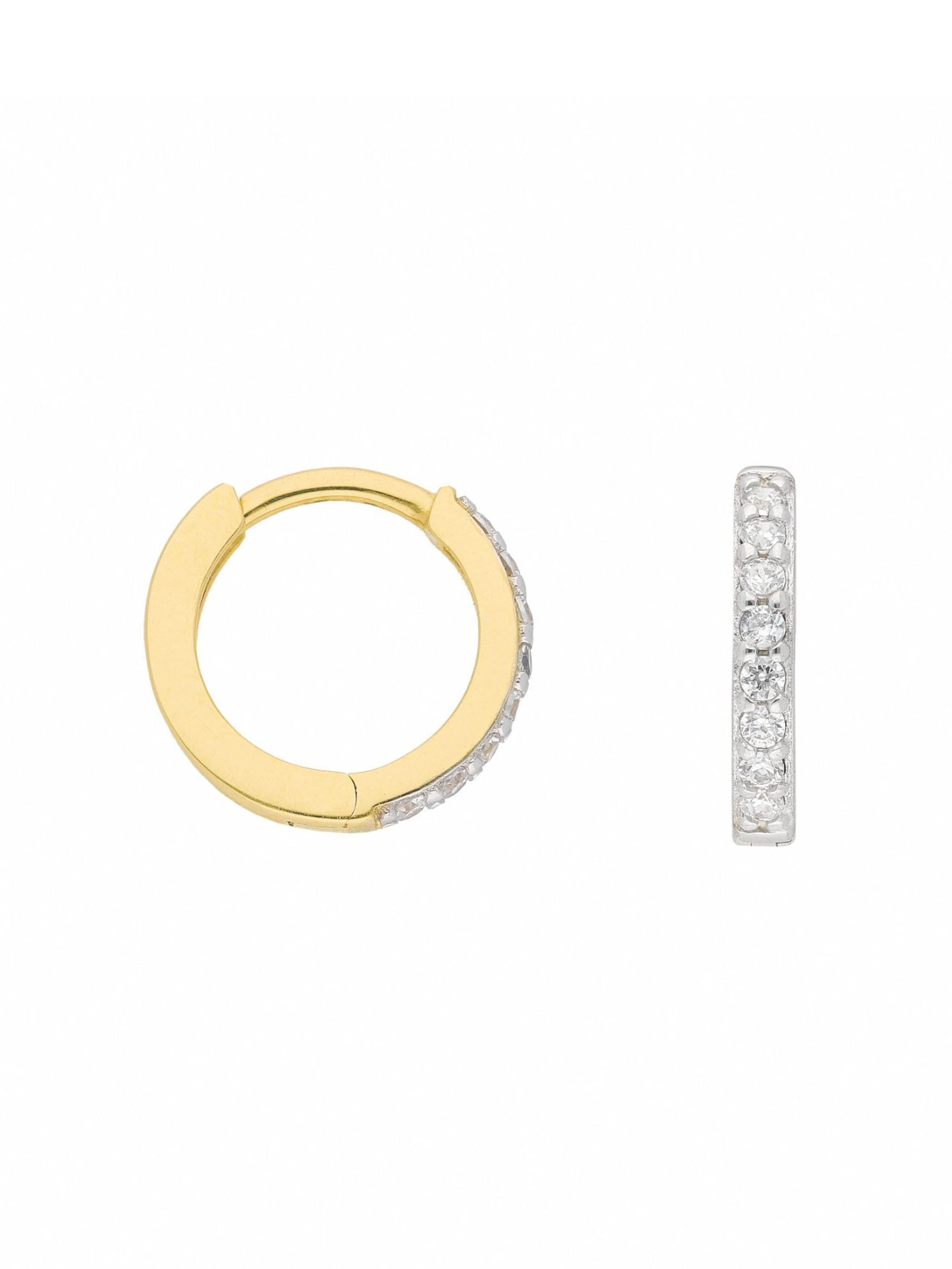 Adelia´s Ohrringe in Gold: Vorderseite