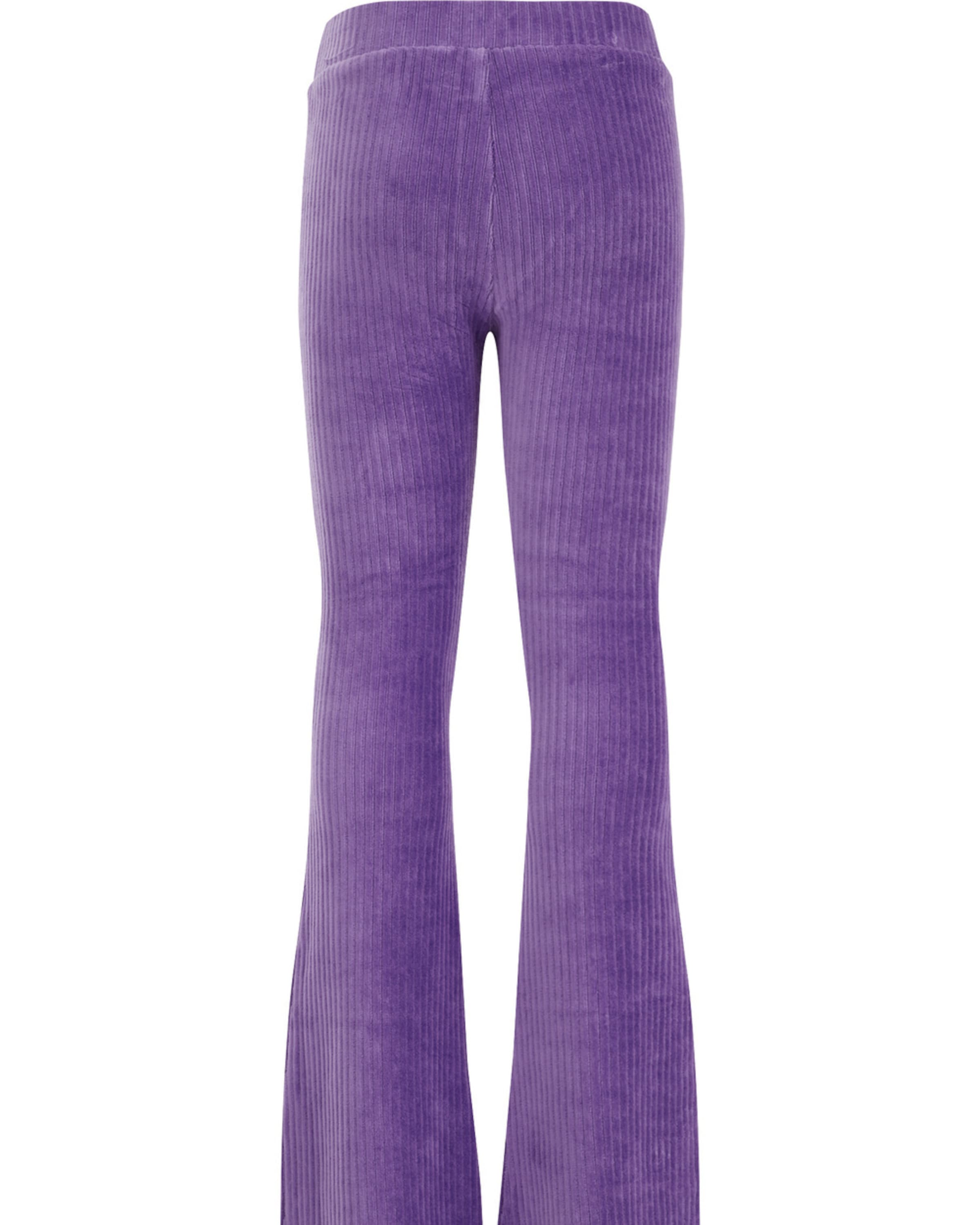 WE Fashion Flared Leggings i lila