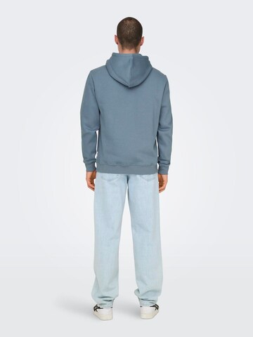 Only & Sons Sweatshirt 'ONSConnor' in Blue