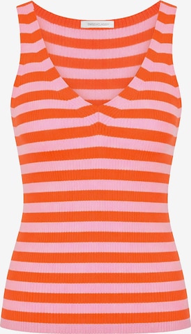SASSYCLASSY Sticktop in Orange: Vorderseite
