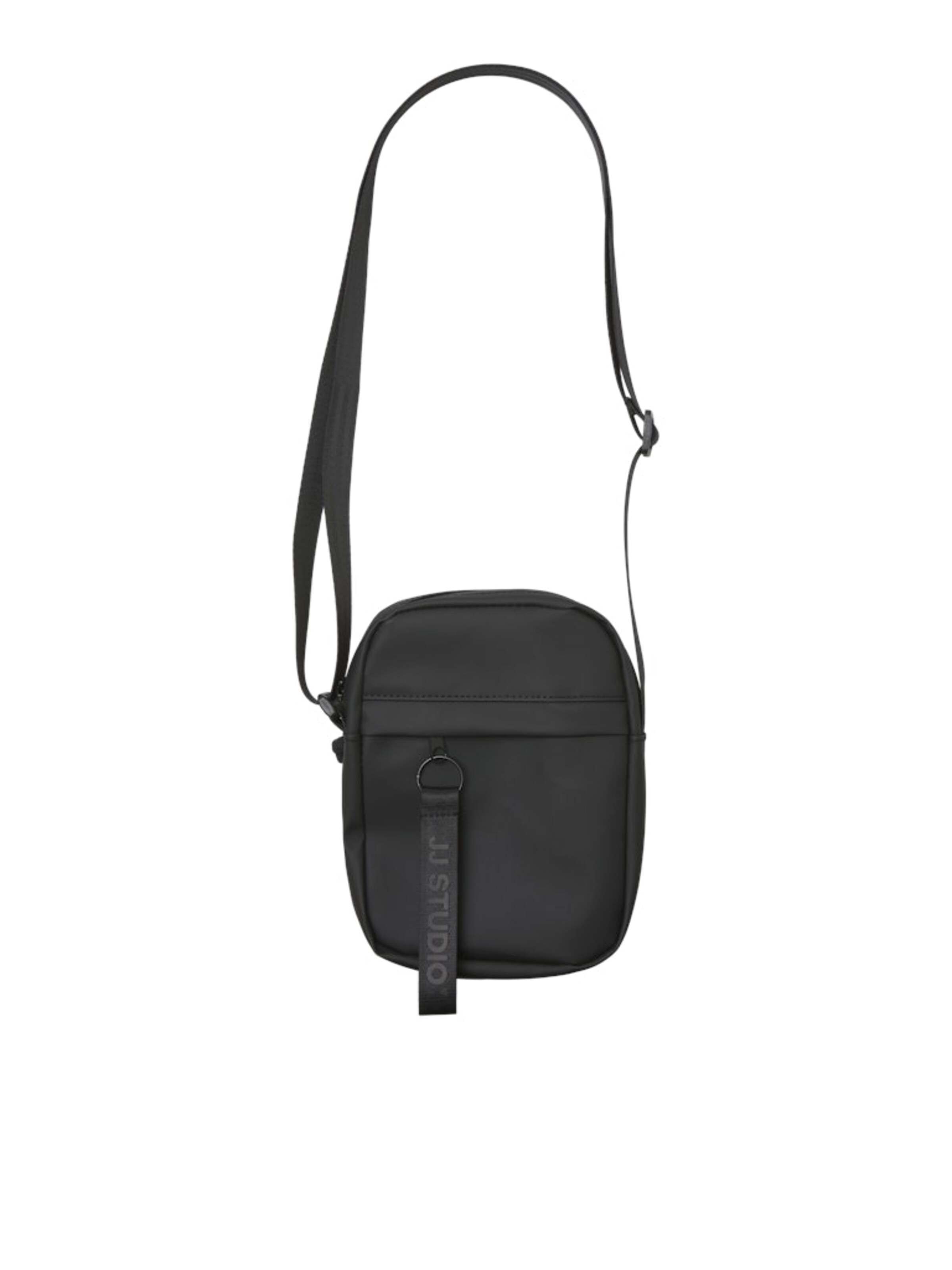 JACK & JONES Schoudertas 'JACOAKBAY' in Zwart: voorkant