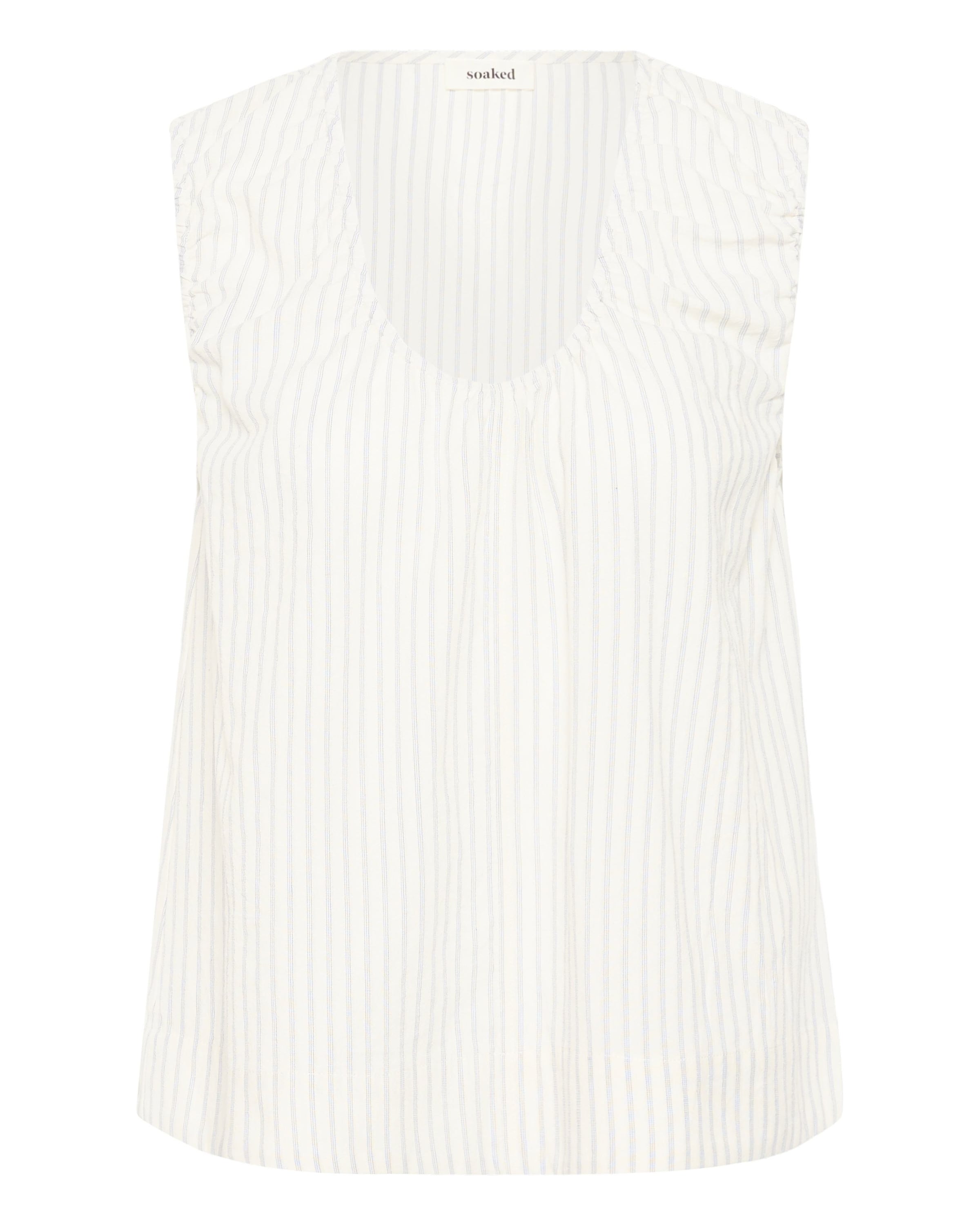 SOAKED IN LUXURY Bluse in Weiß: Vorderseite