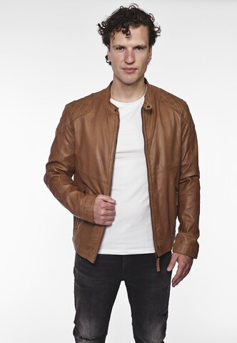 Veste mi-saison 'Max' MUSTANG en marron : devant