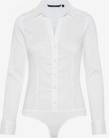 VERO MODA Blúz body 'Lady' - fehér: elől