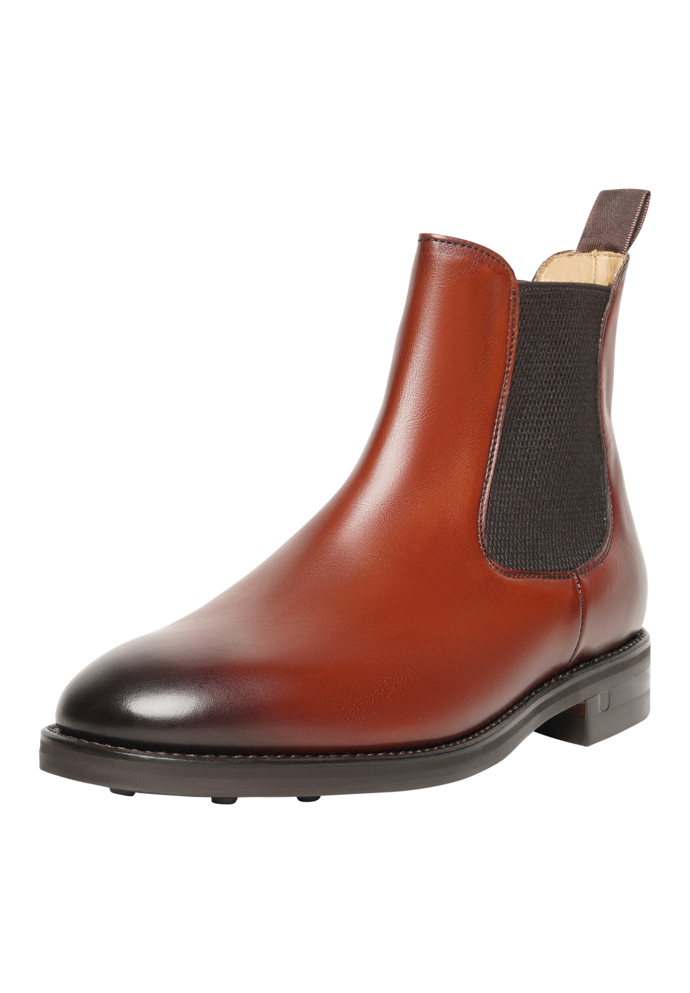 Henry Stevens Chelsea Boots 'Winston CB1' in Brown: front