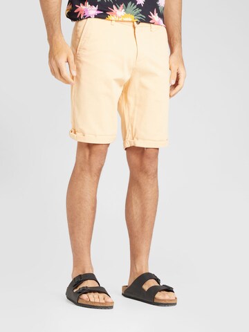 JACK & JONES - Regular Calças chino 'Bowie' em laranja: frente