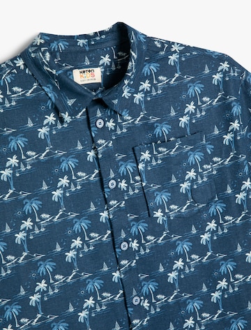 Koton Regular fit Button up shirt in Blue