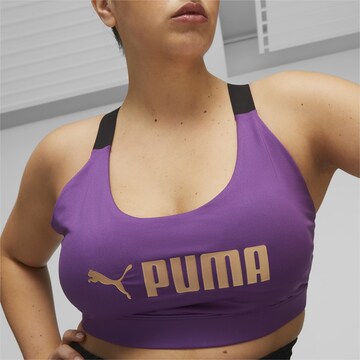 PUMA Bustier Sports-BH i lilla