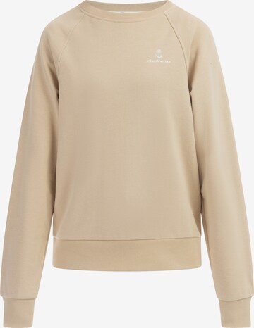 DreiMaster Maritim Sweatshirt 'Bridgeport' in Beige: voorkant