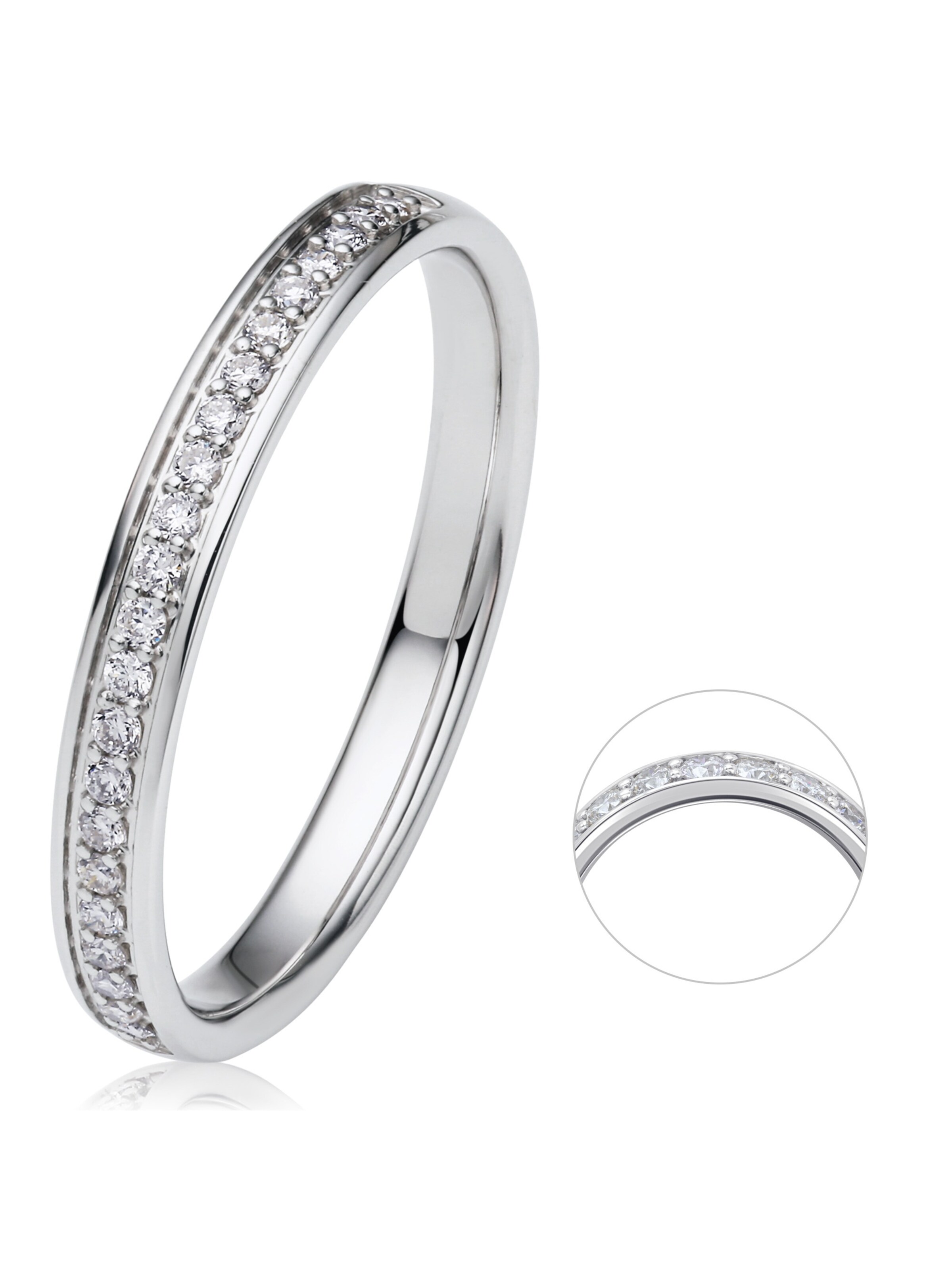 ONE ELEMENT Ring in Silber: Vorderseite
