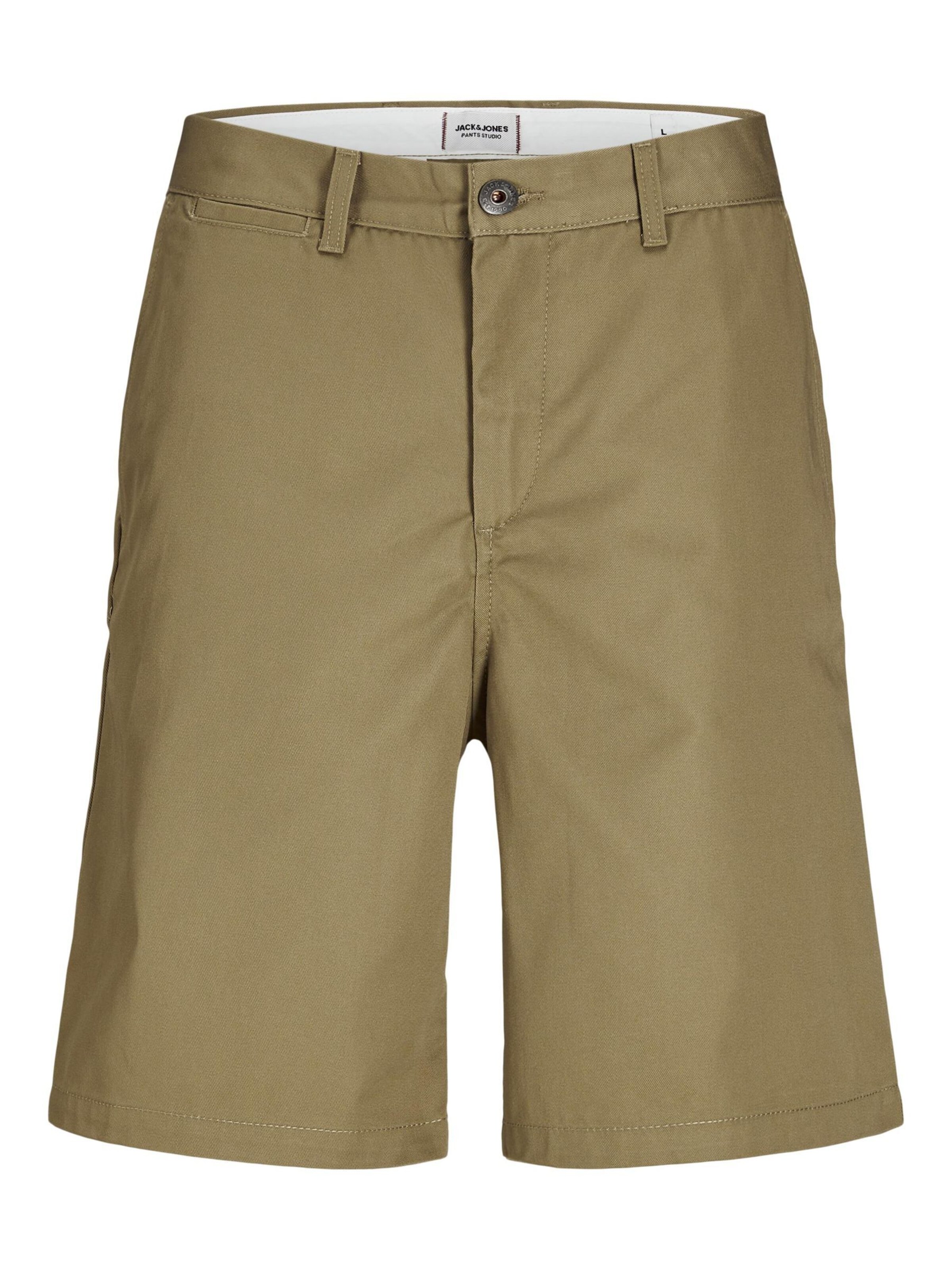 Loosefit Pantalon Jack & Jones Junior en vert : devant