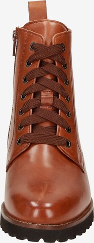 SIOUX Lace-Up Ankle Boots 'Meredith' in Brown