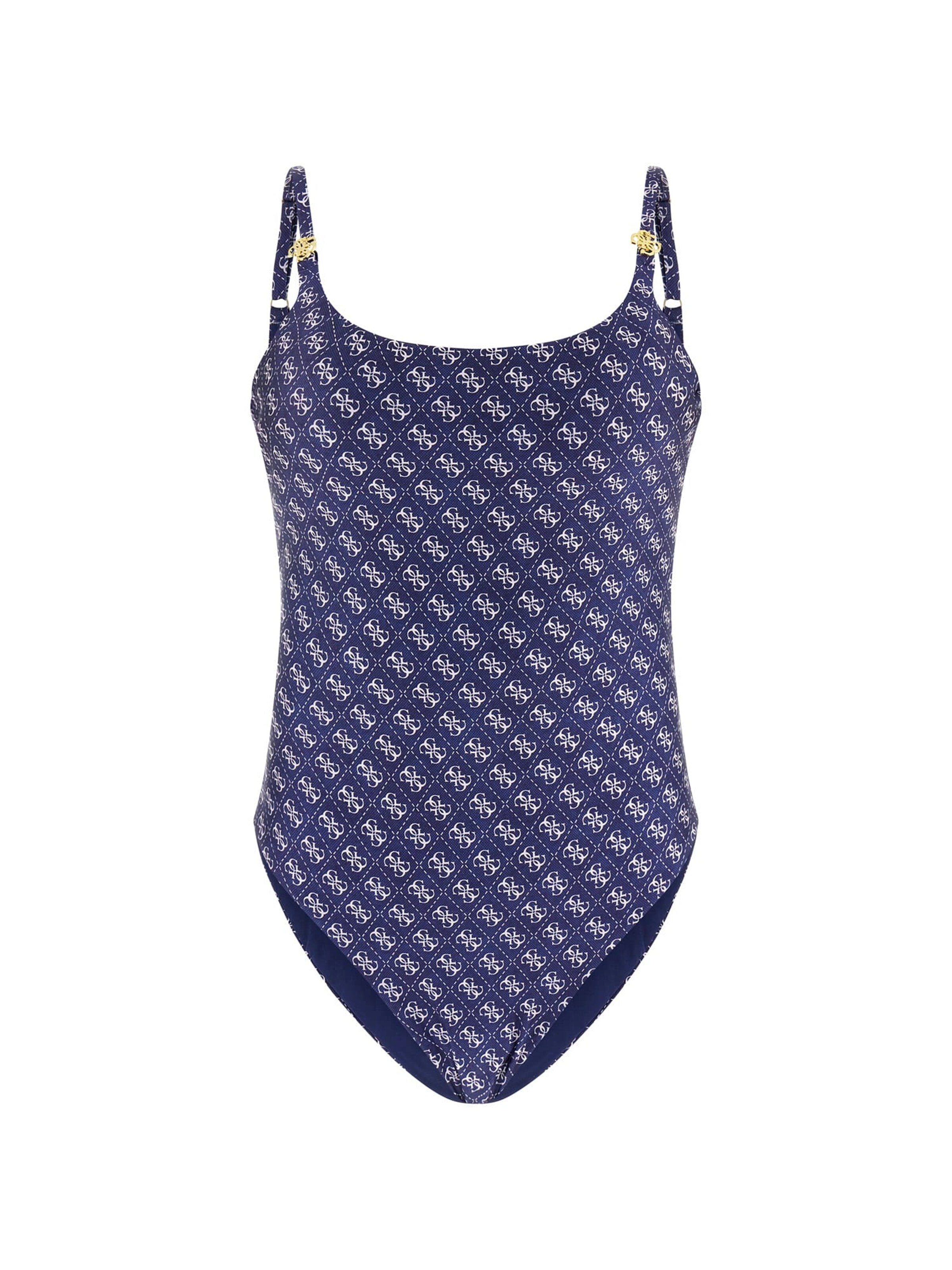 GUESS Badeanzug in Lila: Vorderseite