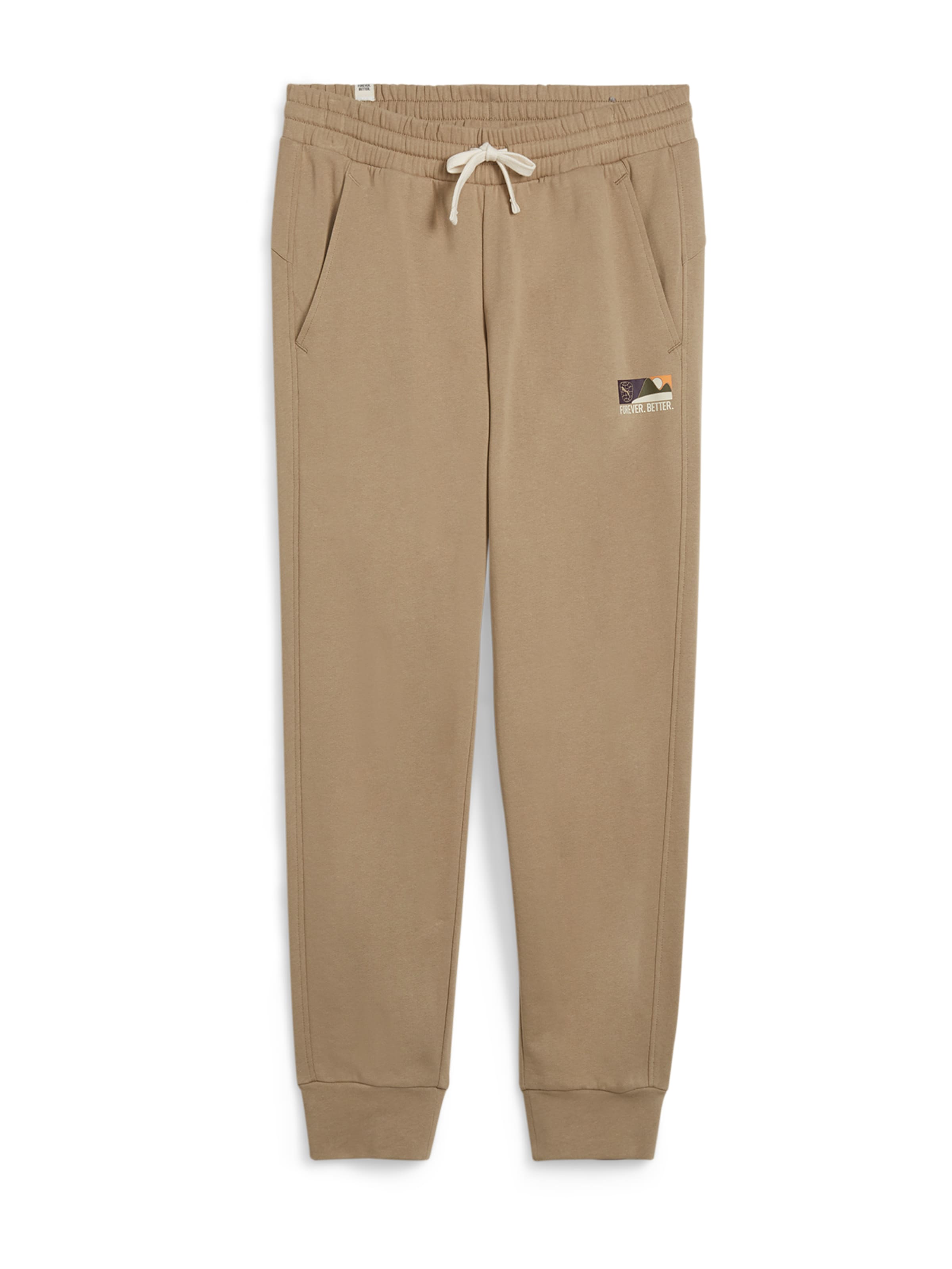 PUMA - Tapered Pantalón deportivo 'BETTER SPORTSWEAR' en marrón: frente