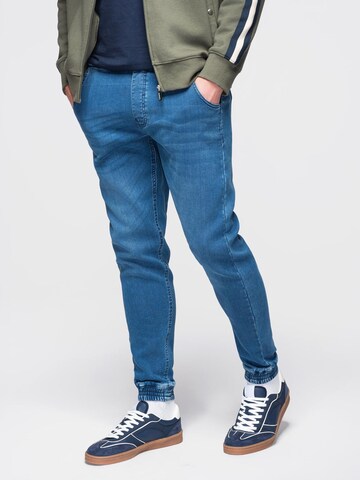 Ombre Regular Hose in Blau