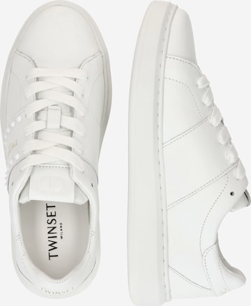 Baskets basses Twinset en blanc