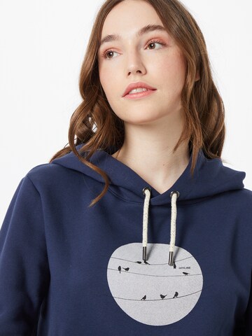 GREENBOMB Sweatshirt 'Off Line' in Blauw