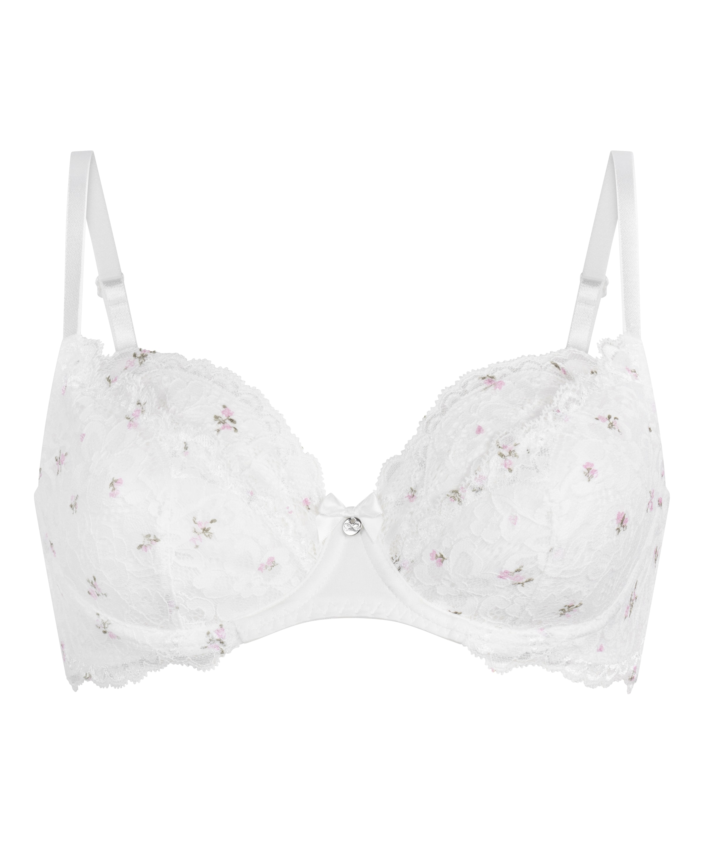 Hunkemöller BH 'Marine' in Weiß: Vorderseite