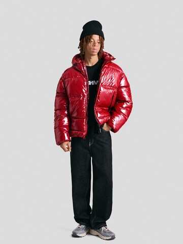 Veste d’hiver Bershka en rouge