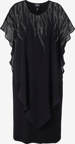 Robe Ulla Popken en noir : devant