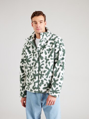Veste mi-saison 'Oh Shit' Cleptomanicx en beige : devant