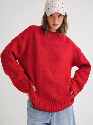 Pullover 'Pullover' di MixRay in rosso: frontale
