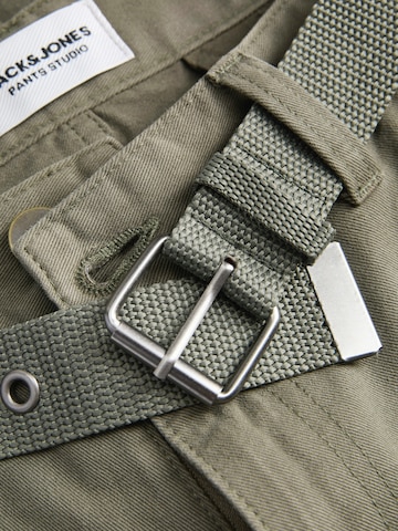 Jack & Jones Plus Regular Cargobroek 'JPSTCOLE HUDSON' in Groen