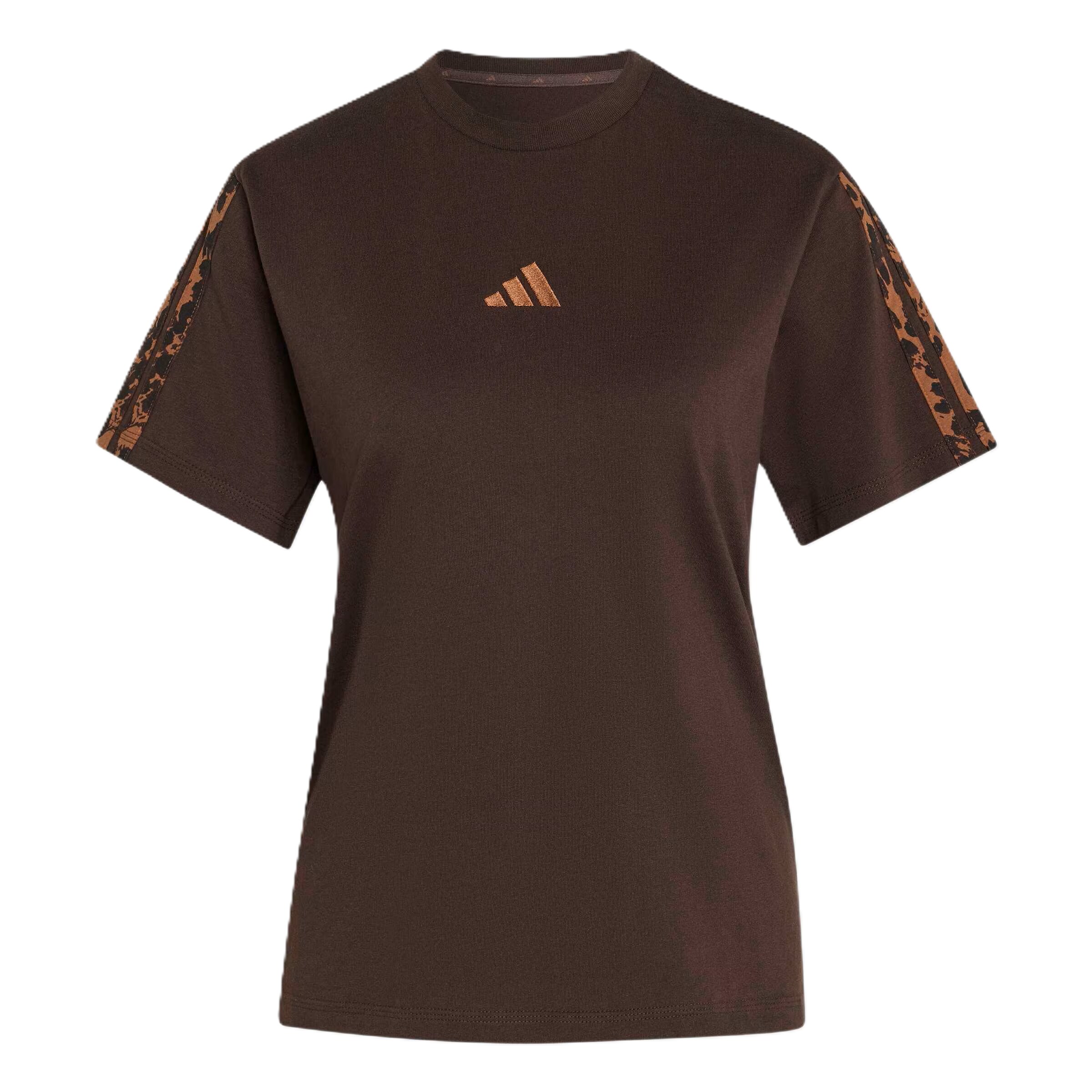 ADIDAS SPORTSWEAR - Camisa funcionais em castanho: frente