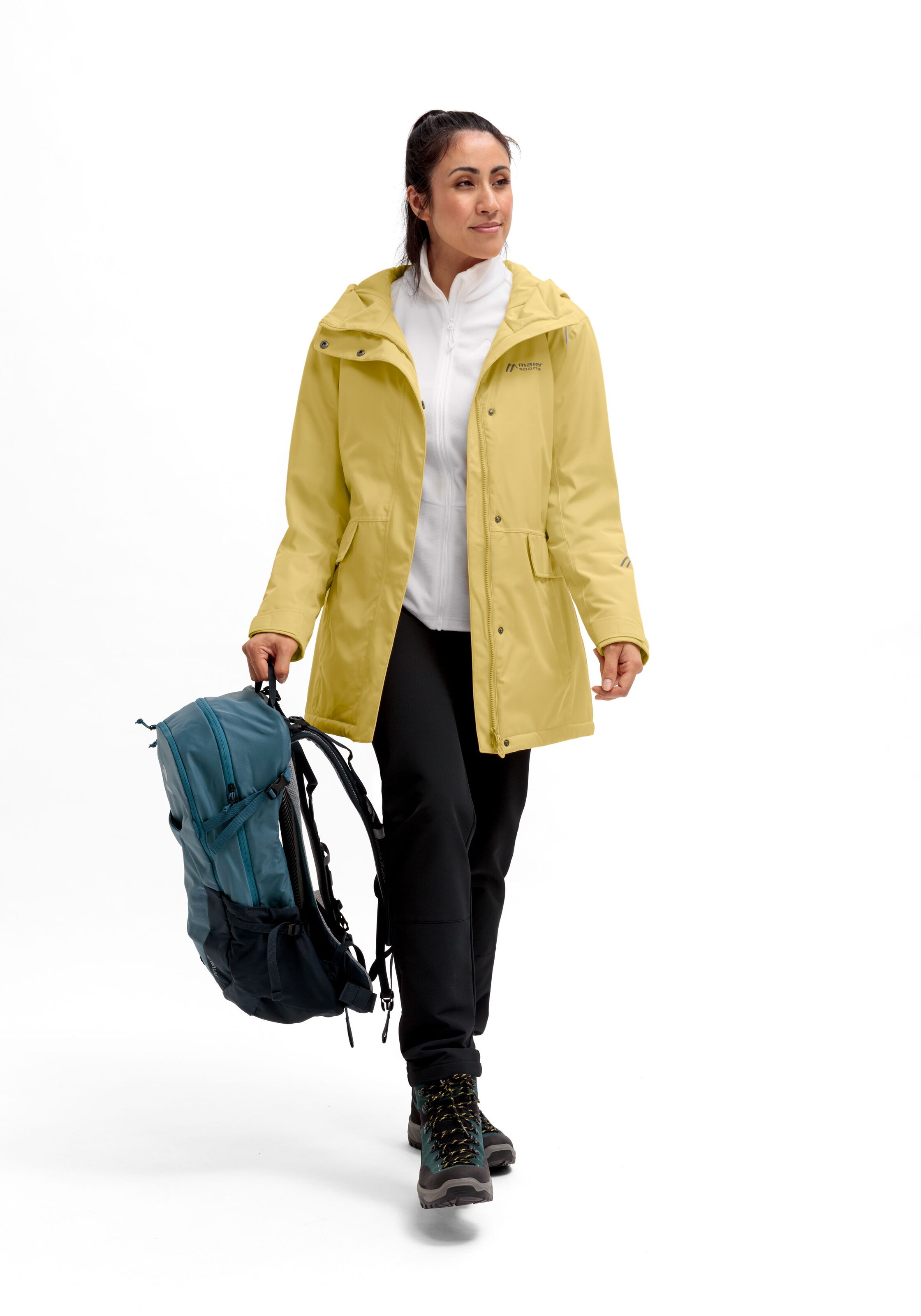 Maier Sports Athletic Jacket in Yellow