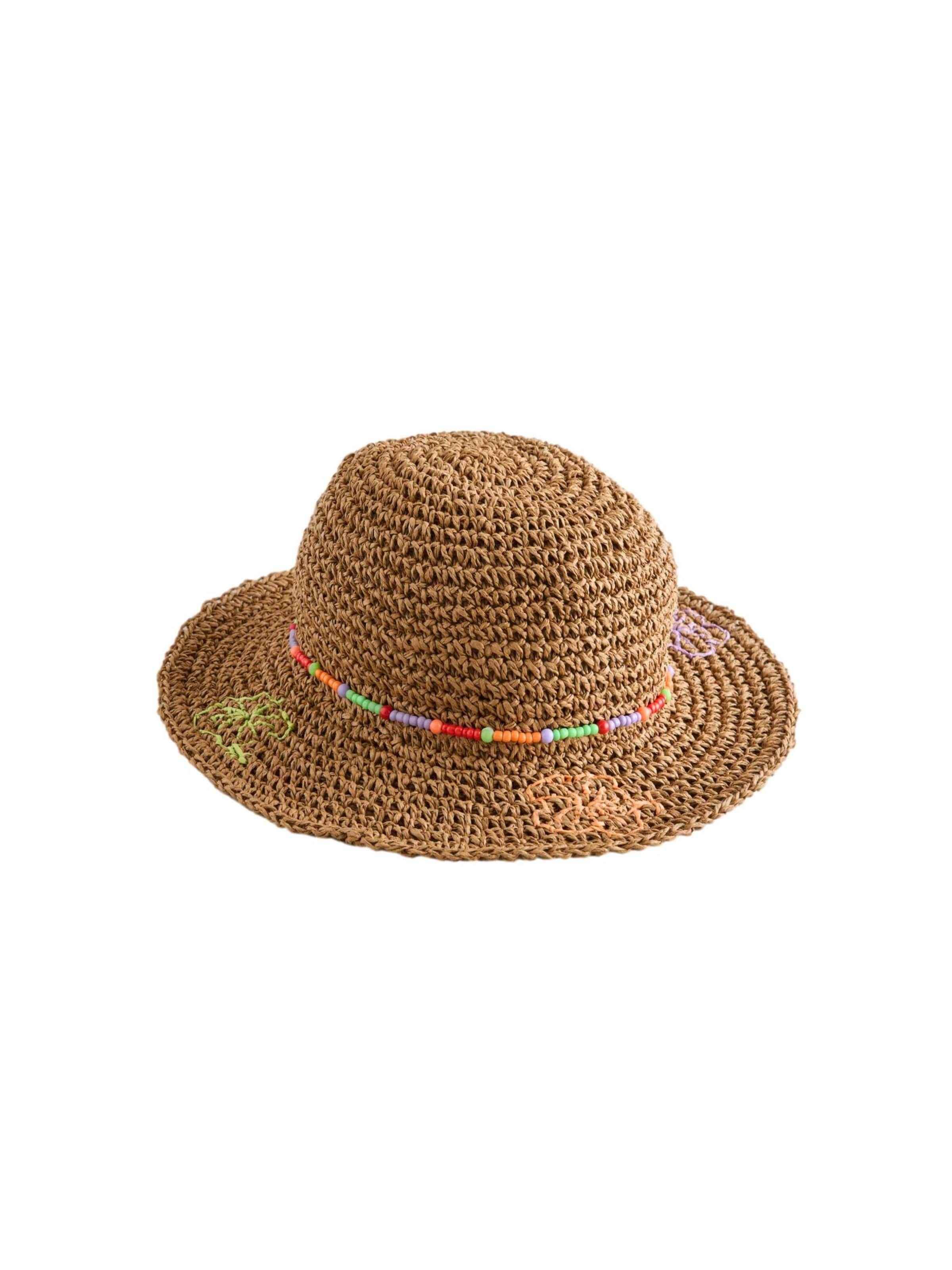 Next Hoed in Bruin: voorkant