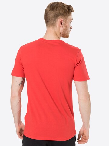 !Solid Tričko – červená