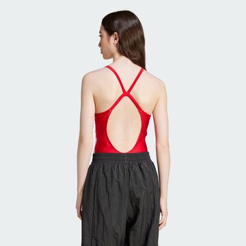 ADIDAS ORIGINALS Bralette Shirt bodysuit in Red