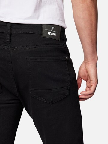 Mavi Regular Jeans 'Milan' in Schwarz