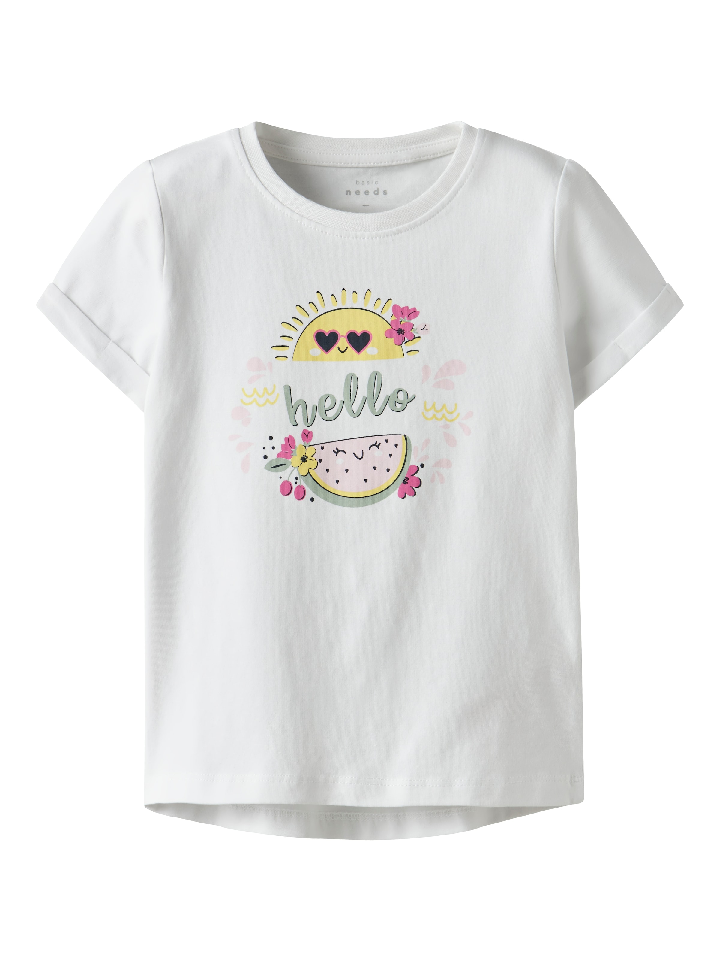 NAME IT Tričko 'NMFVIX' – bílá: přední strana