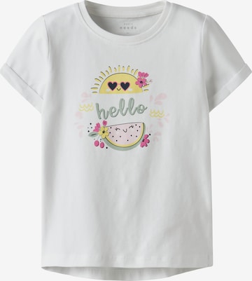 NAME IT Shirt 'NMFVIX' in White: front