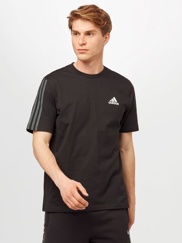 ADIDAS PERFORMANCE - Camiseta funcional 'Essentials' en negro: frente