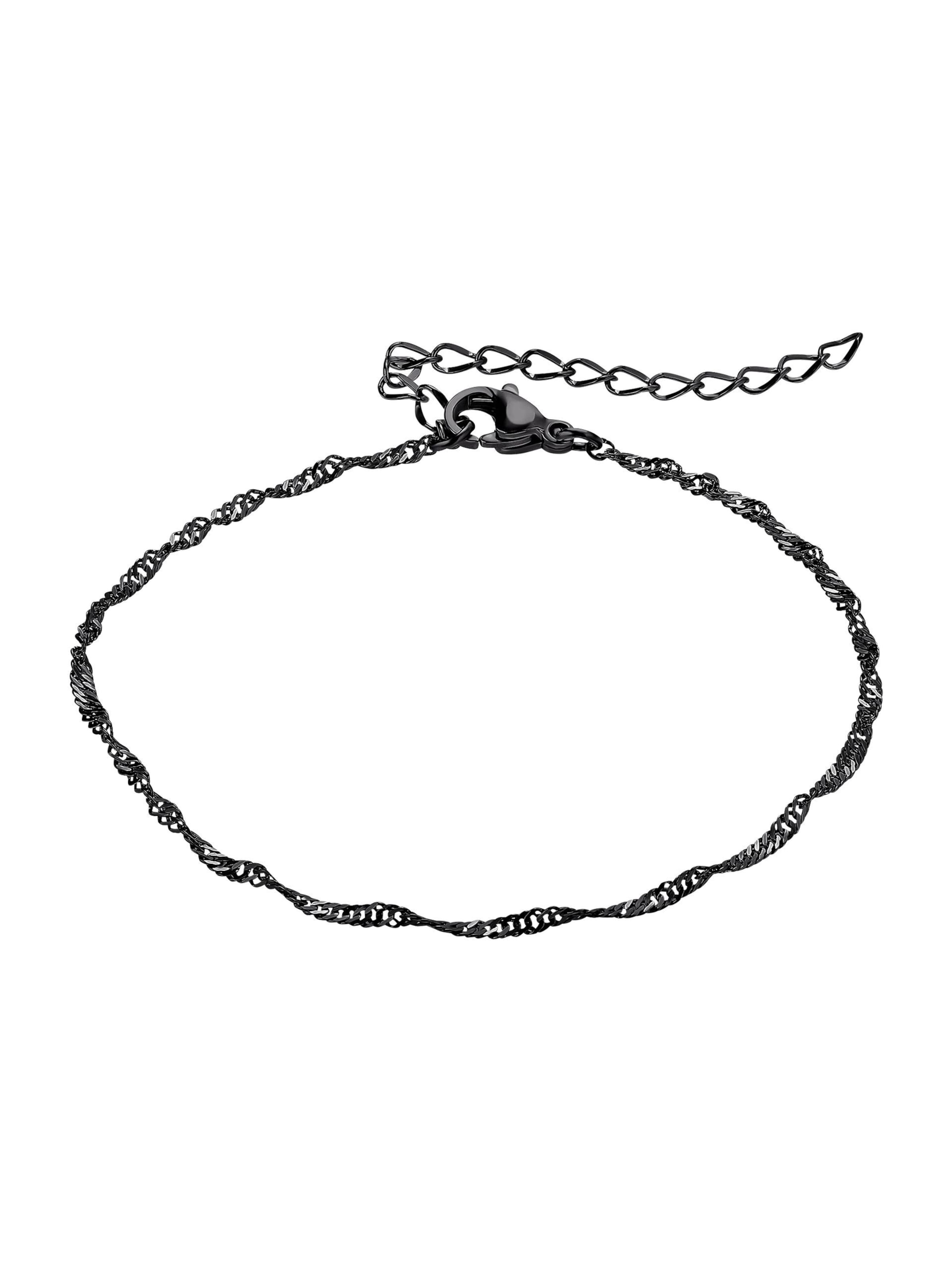 Heideman Bracelet 'Meikel' in Black: front