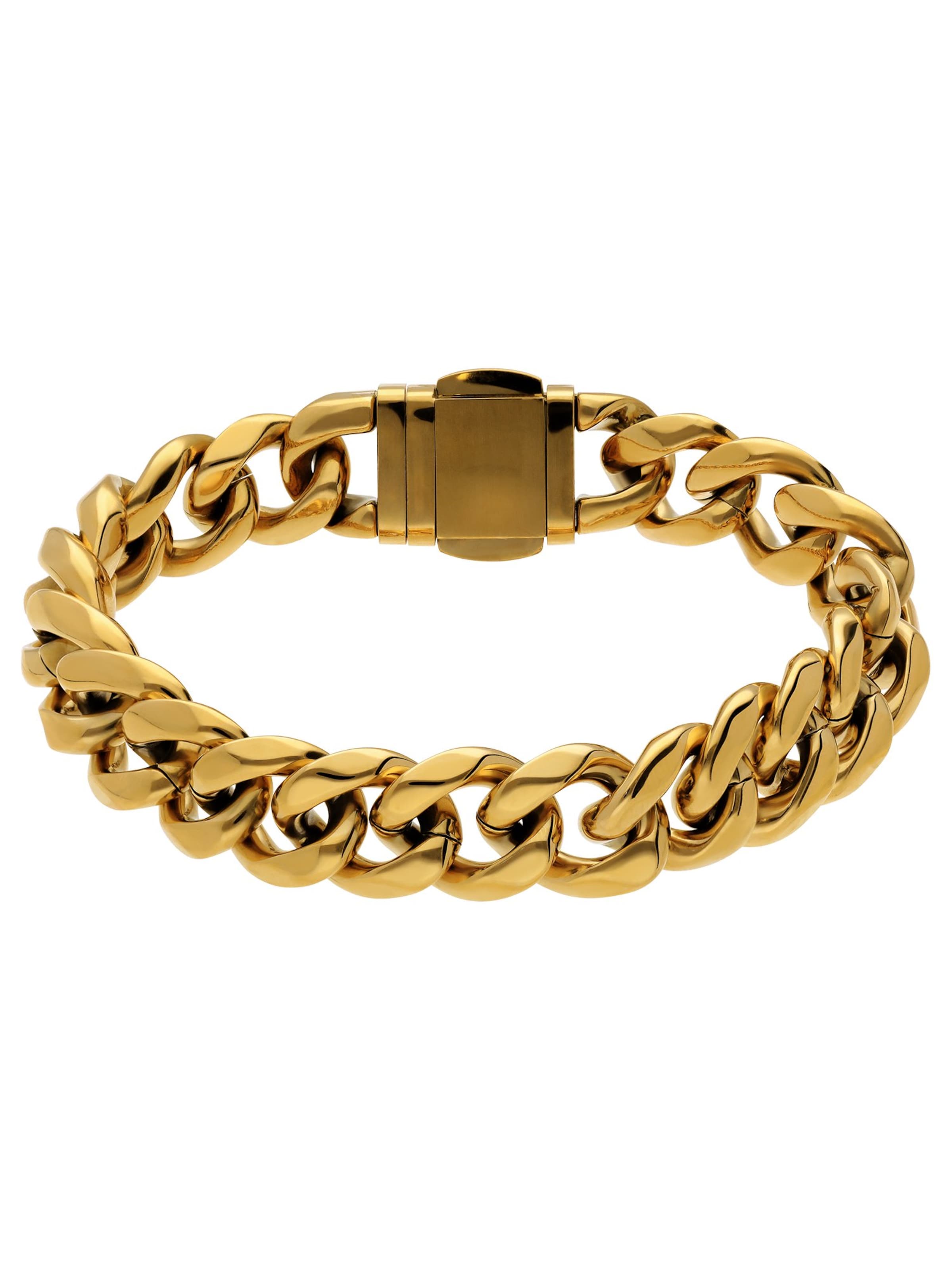 Lucardi Armband 'Statement' in 19 in gold, Produktansicht