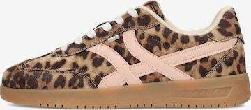 POSH by Poelman Platform trainers 'MEGAN' in Brown: front