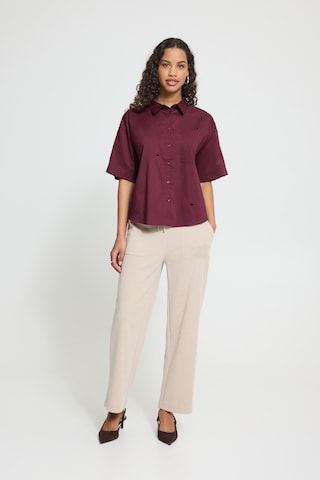 ICHI Blouse 'IHLelaya' in Rood