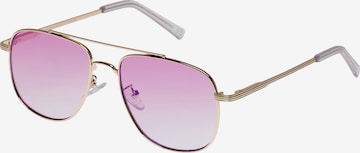 LE SPECS Zonnebril 'The Charmer' in Roze: voorkant