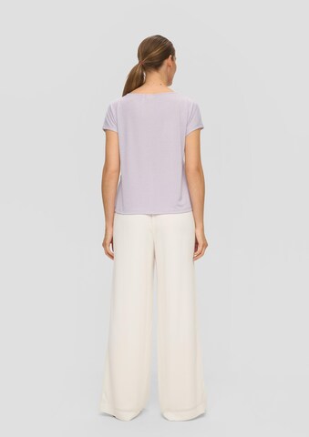 T-shirt s.Oliver BLACK LABEL en violet