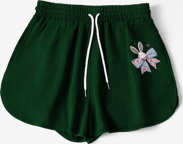 GORHEY Loosefit Hose 'Summer Casual Dressy Lounge Beach Vacation' in Grün: Vorderseite