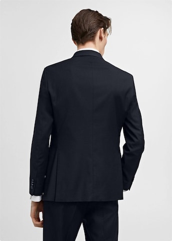 MANGO MAN Regular fit Suit Jacket 'Monaco' in Blue
