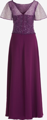 Vera Mont Evening Dress in Purple