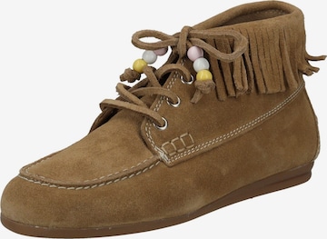 Bottines à lacets PAVEMENT en marron : devant