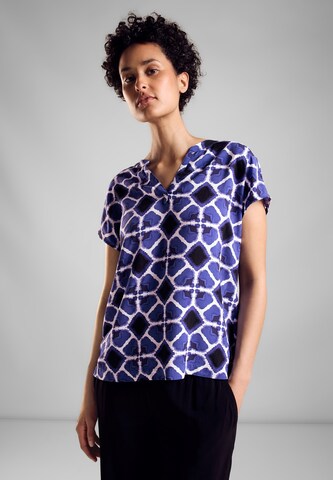 STREET ONE Bluse in Blau